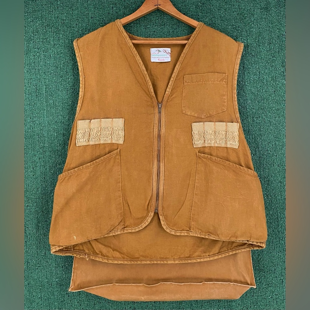 Vintage 60’s JC Pennys Foremost Outdoor Nature Field Vest Men’s Size Large